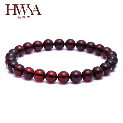 

Ai Hua Shang HWSA blood hand string 8-85mm amber with certificate