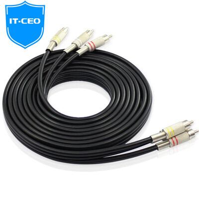 

IT-директор V083R AV три аудио и видео кабели RCA линия 3RCA 3RCA три пары хорошо известный красный и желтый AV переключатель проводки кабельного телевидения телеприставки 2 метров Black