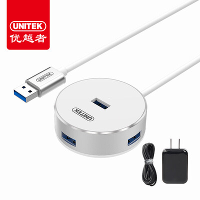 

Улучшенный человек (UNITEK) USB 2.0 высокоскоростного разветвитель вытащил четыре мульти-интерфейс 0,3 м многофункциональных портативный рабочего стола четыре концентратора HUB конвертера черного Y-2178BK