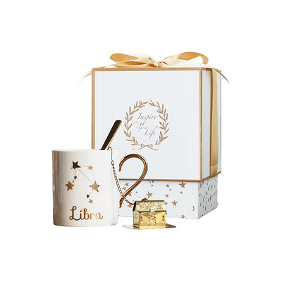 

Jingdong Supermarket Mizi Home Twelve Constellation Creative Ceramics Mug Cup Capricorn Coffee Cup Send Girl Boys Gui Mei Gifts Birthday Gift Set With Spoon
