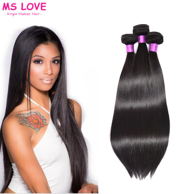 

Brazilian Straight Virgin Hair 3 Bundles 7A Unprocessed Virgin Hair Brazilian Virgin Hair Extension