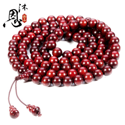 

Muen lobular red sandalwood Venus hand string 108 8mm high oil dense mud more Venus SC23490