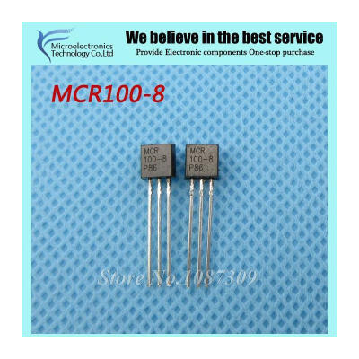 

50pcs free shipping MCR100-8 100-8 MCR100 TO-92 SCRs 600V 800mA new original