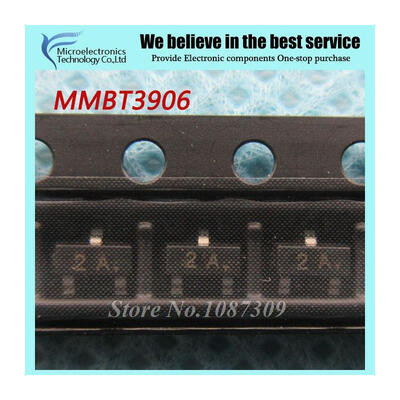 

100pcs free shipping MMBT3906LT1G MMBT3906 2N3906 3906 SOT23-3 02A40V PNP new original