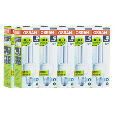 

OSRAM OSRAM T3 standard energy-saving lamps 10W warm white E27 ten loaded