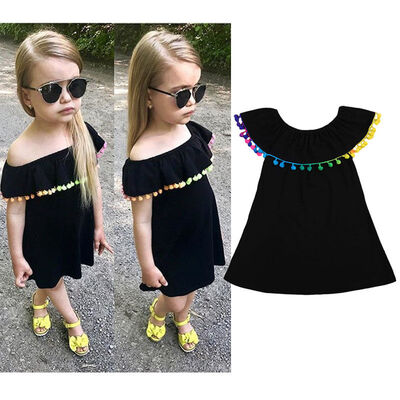 

CANISCute Baby Kids Girls Tutu Dresses Princess Party Wedding Pageant Toddler Clothes