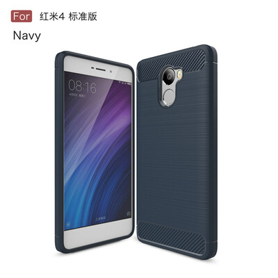 

Xiaomi Redmi 4 Чехол против скользкой царапины Противоударная легкая крышка бампера для Xiaomi Redmi 4 Standard