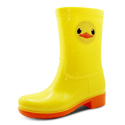 

DRIPDROP rain boots in the tube fashion cute pet waterproof rain boots rubber shoes water shoes P003 yellow 38 yards
