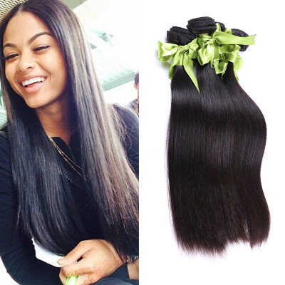 

8A Grade Brazilian Virgin Hair Straight 3 Bundles Brazilian Straight Hair Weave Bundles Unprocessed Virgin Brazilian Human Hair