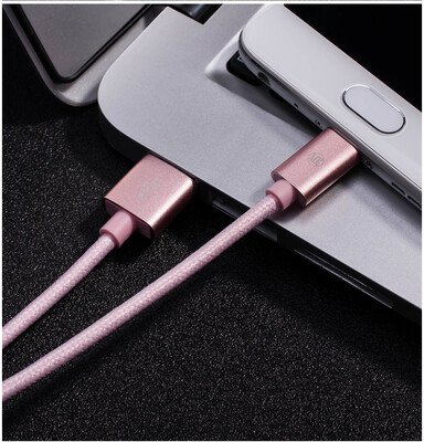 

MK Micro USB Cable Braided Wire Metal Shell Gold-plated Connector Android USB Data Cable for Samsung Sony Xiaomi Huawei