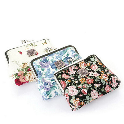 

JUST STAR 110001 Change Purse Sweet Lovely Floral Flower Color Random Delivery