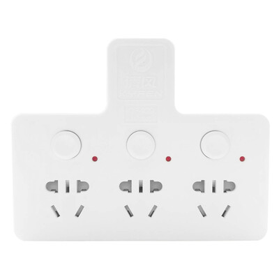 

Qingfeng kyfen QF-909 turn three independent switch with safety door power converter new national standard wireless white