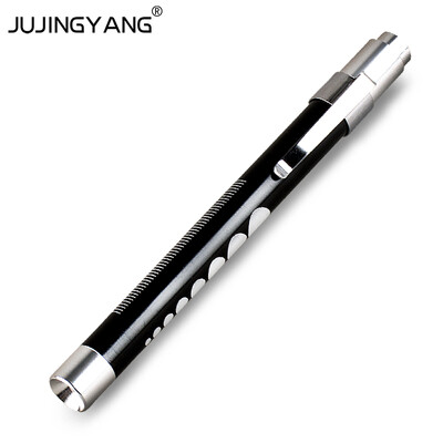 

JUJINGYANG LED yellow light mini test pen LED white light pocket pen aluminum alloy small flashlight