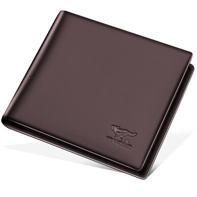 

Seven wolves SEPTWOLVES men&39s short wallet business series men&39s cross-style fashion money wallet men&39s card bag two fold wallet 3A0854141-02 brown