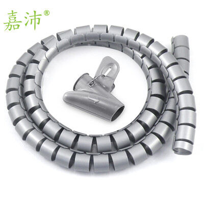 

Jia Pei TV-22200Y cable machine cable tube cable storage tube 20 meters diameter 22mm 3 line management silver