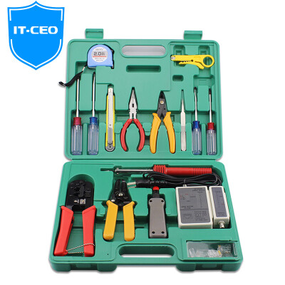 

IT-CEOTelecom connector Crimping pliers Wire pliers Phone / network / Stripping / cutting / Wrench clamp Crystal head pl