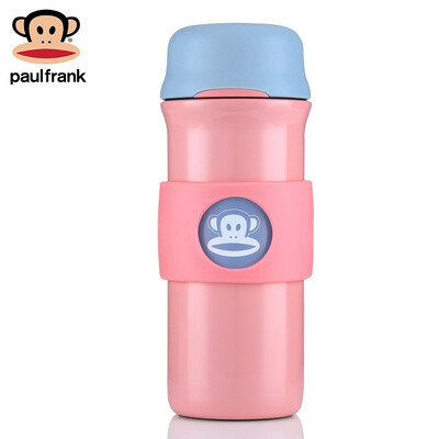 

Monkey Monkey Paul Frank Insulation Cup Men&Women Business Office Fashion Water Cup Cup Car Body Cup 400ml Pink PFD001