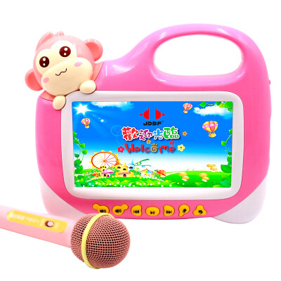 

extreme space (JDBF) early learning machine learning machine 16G children's toys story machine can be charged download touch screen 7 inch PF7001 pink