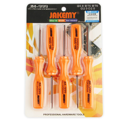 

Portable 5-in-1 Screwdriver Set Repair Tool Kit For Phone/Electronics JM-999