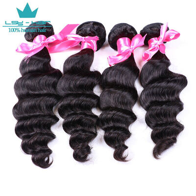 

4Pc Bundles Peruvian Loose Deep 7A Unprocessed Virgin Hair Peruvian Virgin Hair Loose Deep Weave Bundles Human Hair Extensions