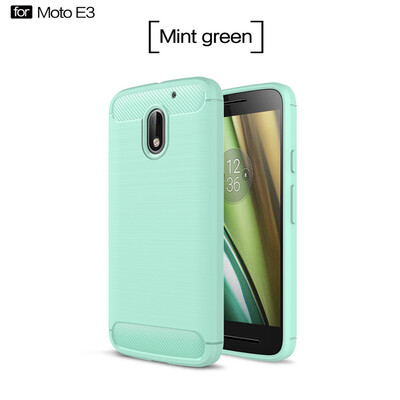 

Back Case For Motorola Moto E3 Anti-Slippery Scratch-Resistant Shockproof Lightweight Bumper Cover For Motorola Moto E 3rd Gen