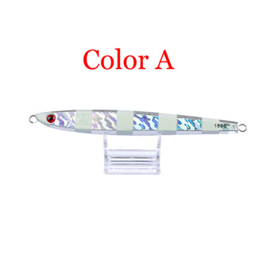 

1PC Jigging Lure Lead 190G 17CM Jigging Lure Lead fish Metal Jig Fishing Lure Paillette Knife Wobbler Artificial Hard Bait Laser