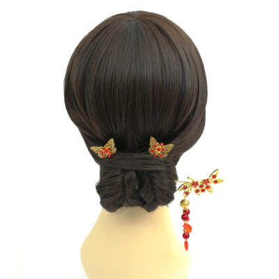 

Brazilian Wigs Human Hair Monoflament Handcrafted Braided Chignon Wigs For Women B11