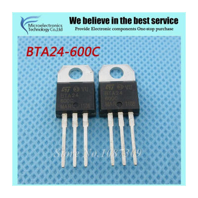 

5pcs free shipping BTA24-600C BTA24-600 BTA24 Triacs 25 Amp 600 Volt TO-220 new original