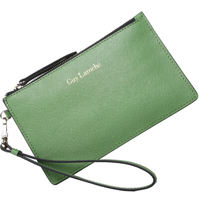 

Guy Laroche кожаные сумочки сумочки молния женский кошелек GS4100001-07 зеленый