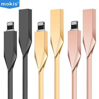 

Moqi Si (Mokis) Apple, данные линии / кабель для зарядки / зарядное устройство кабель / iphone6 ​​/ 6s / 7plus / 5S / Ipad сплав цинка 1 Данные м линии шампанского