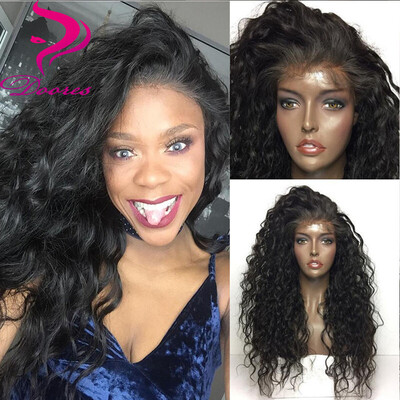 

9A Pre Plucked Natural Hairline Lace Front Wigs With Baby Hair Natural Wave Brazilian Virgin Human Hair Wigs For Black Women