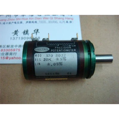 

SPECTROL MOD 570 8022 20K 10 multiturn wirewound potentiometers