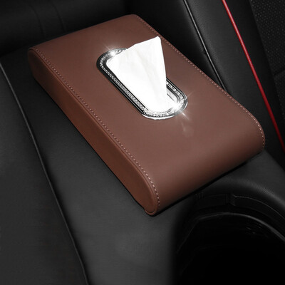

Huazhe car tissue box car tissue box car car tray creative seat car tissue box car tissue box common black white line