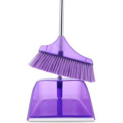 

Sushi source of the broom to the stainless steel bar broom dustpan set purple G01425