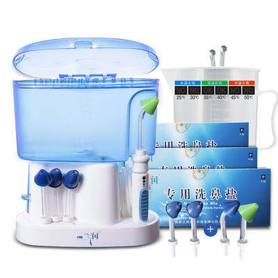 

Lan Run electric nose and mouth irrigator adult children's nose and mouth rinse package (4.5g * 180 package + measuring cup + stirring rod + temperature stickers