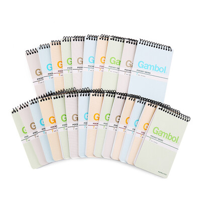 

KOKUYO Gambol Spiral Stapler Notepad Soft Copy A7 50 Page Upright 24 WCN-SA7506