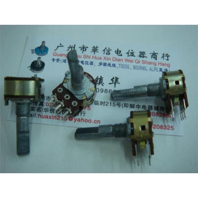 

16 type double potentiometer B10K with stepper -25F