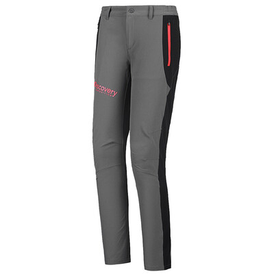 

Discovery outdoor spring and summer couple men casual wear-resistant quick-drying pants stretch breathable climbing pants DAMF81262 possession blue / black M
