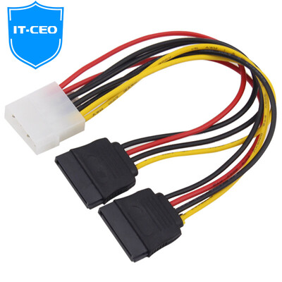

IT-CEO V08SI D-type 4-pin to SATA serial hard drive / optical drive power cable adapter IDE to SATA large 4pin to 15pin