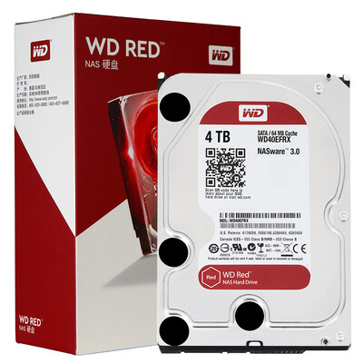 

Western Digital (WD) Red Disk 4TB SATA6Gb / s Накопитель сетевого хранилища 64M (NAS) (WD40EFRX)