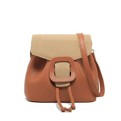 

MICOCAH Women patchwork shoulder bags PU Leather Drawstring Bags Handbags Women Famous Brands GN40018