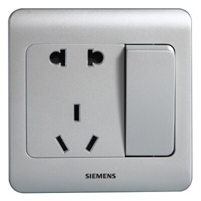 

SIEMENS switch socket five holes switch pannel color silver 5UB01081CC122