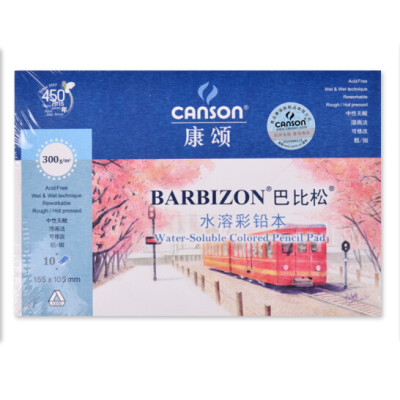 

Kansong CANSON Barbie Song series of water-soluble color lead 300g 105x155mm 10 horizontal version of watercolor paper hand-painted picture book