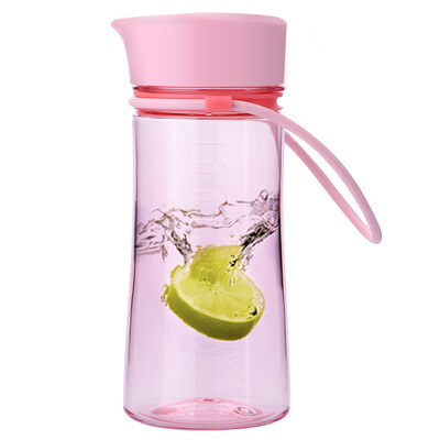 

MIGO plastic water cups 035L portable leak-proof student sports cups lemon hand cups