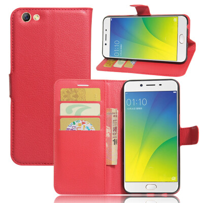 

GANGXUN Oppo F3 Plus Case High Quality PU Leather Flip Cover Kickstand Anti-shock Wallet Case for Oppo R9s Plus