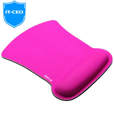 

IT-CEO V714-B thickened business wrist mouse pad mats wrist rest ergonomic keyboard mouse wrist pad hand pillow for office desk / laser mouse black