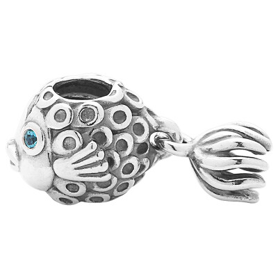 

PANDORA Pandora angel fish silver set in the stone bead beads 791108TPP