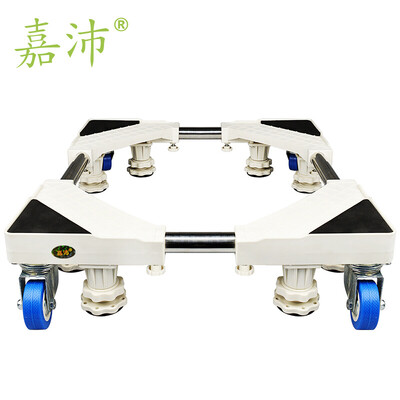 

Jia Pei WA-319W8 фиксированная мобильная стиральная машина базовый кронштейн стиральная машина стойка кронштейн холодильник база (4 одиночный круглый +8 фиксированных ног)