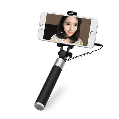 

Green hand phone self-timer polished mirror self-timer self-timer artifacts collapsible general Apple 6s / 6 / millet / oppo / Huawei / glory / vivo / Meizu 30396 black