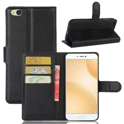 

GANGXUN Xiaomi Mi 5c Case High Quality PU Leather Flip Cover Kickstand Anti-shock Wallet Case for Xiaomi Mi 5c